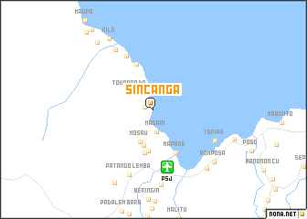 map of Sincanga