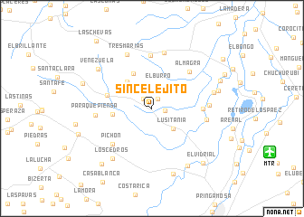 map of Sincelejito