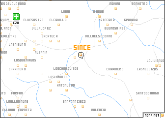 map of Sincé