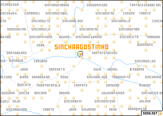 map of Sinchã Agostinho