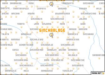 map of Sinchã Alage