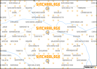 map of Sinchã Alage