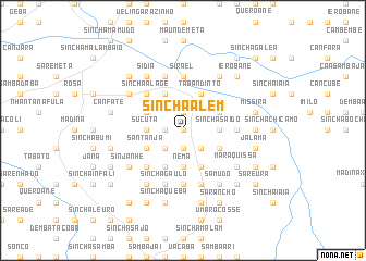 map of Sinchã Além