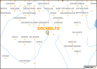 map of Sinchã Alfã