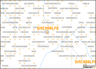 map of Sinchã Alfá