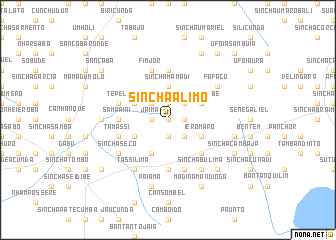 map of Sinchã Alimo