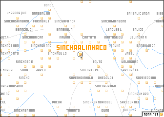 map of Sinchã Ali Nhaco