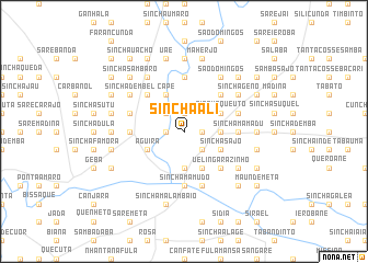 map of Sinchã Ali