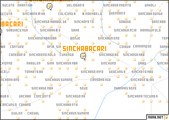 map of Sinchã Bácari