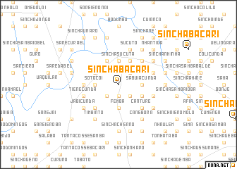 map of Sinchã Bácari