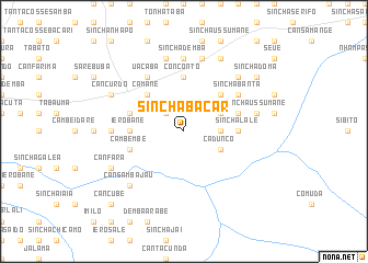 map of Sinchã Bácar