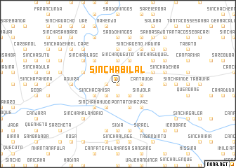 map of Sinchã Bilal