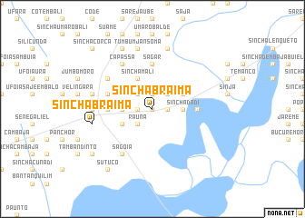 map of Sinchã Braíma