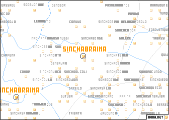 map of Sinchã Braíma