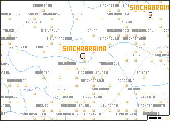 map of Sinchã Braíma