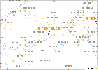 map of Sinchã Buco