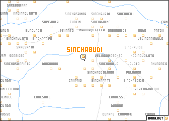 map of Sinchã Búdi