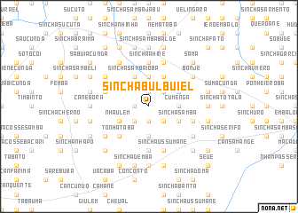 map of Sinchã Bulbuiel