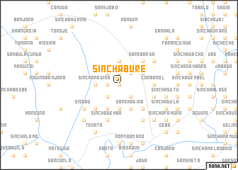 map of Sinchã Burè