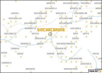 map of Sinchã Camúnè