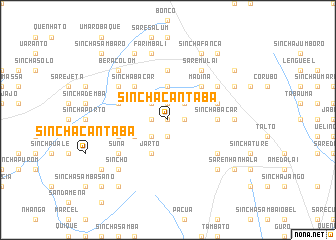 map of Sinchã Cantabá