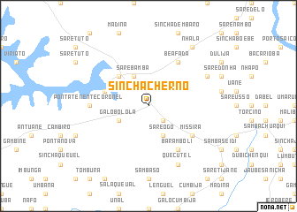 map of Sinchã Cherno