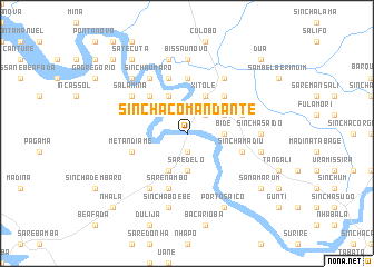 map of Sinchã Comandante