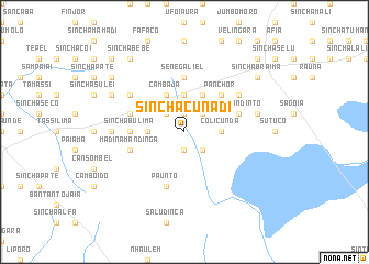 map of Sinchã Cunadi