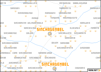 map of Sinchã Dembel