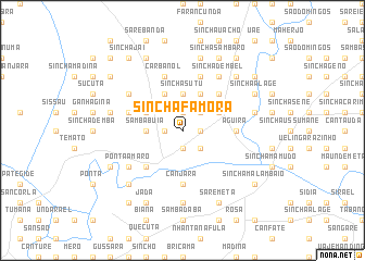 map of Sinchã Famora