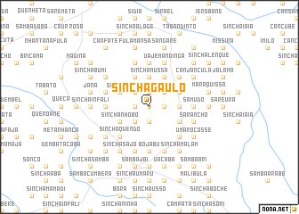 map of Sinchã Gaulo