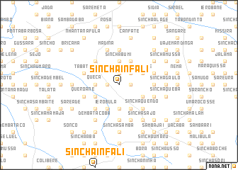 map of Sinchã Infali
