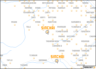 map of Sin Chải