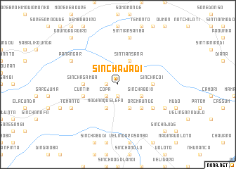 map of Sinchã Jádi