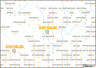 map of Sinchã Jai