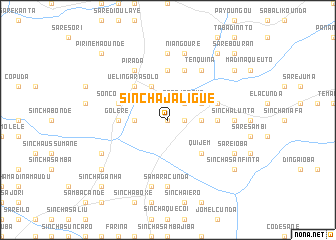map of Sinchã Jáliguè
