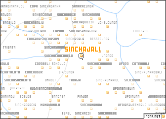 map of Sinchã Jali