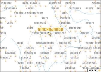 map of Sinchã Jango