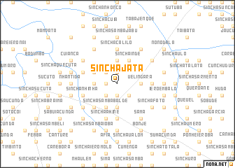 map of Sinchã Jata