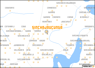 map of Sinchã Jaucunda