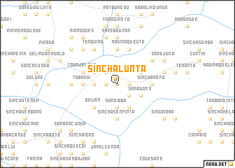 map of Sinchã Luntã