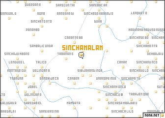map of Sinchã Malam