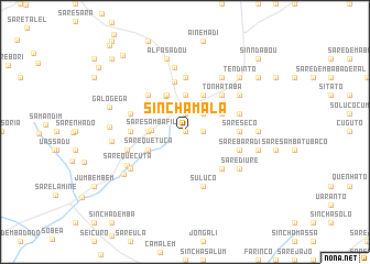 map of Sinchã Malã