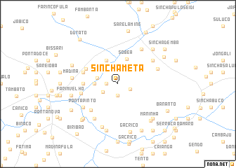 map of Sinchã Meta