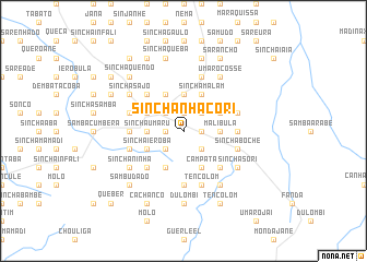 map of Sinchã Nhacori