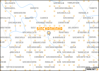 map of Sinchã Nhinha