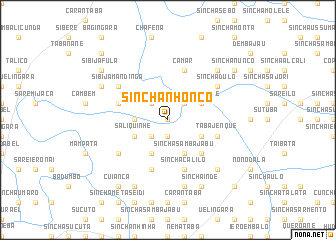 map of Sinchã Nhoncó