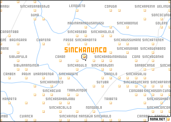 map of Sinchã Nunco