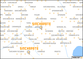 map of Sinchã Pátè