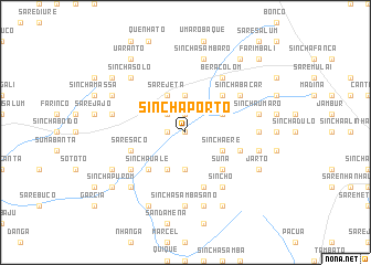 map of Sinchã Porto